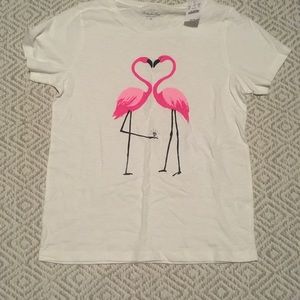 J. Crew Flamingo Tee- Women’s Medium
